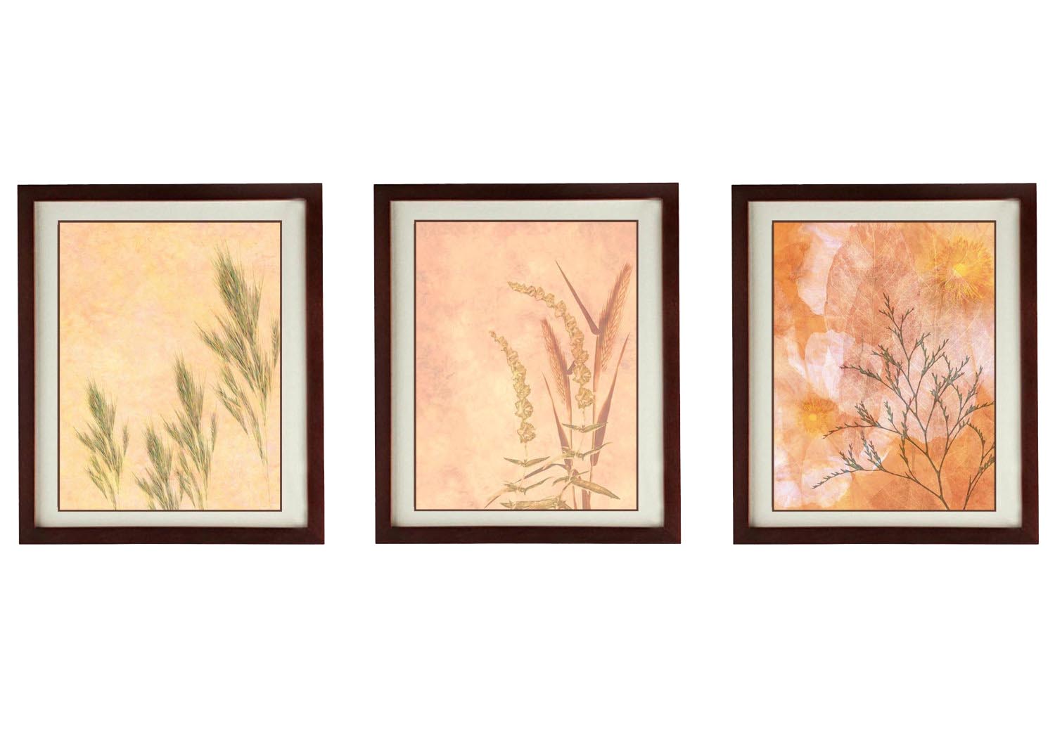 Wheat Field Set of 3 Prints Beige Landscape Nature Art Print Old Antique Vintage Printable Bathroom 